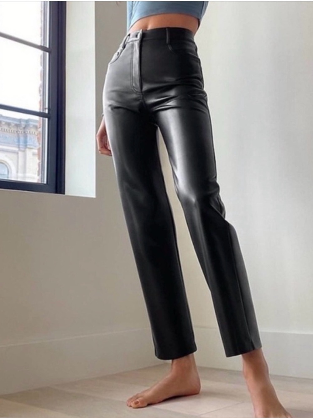 Wilfred Aritzia Melina Faux Leather Pants Size 4